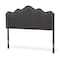 Baxton Studio Nadeen Modern Dark Grey Queen Size Headboard 134-7253 - alternate 1